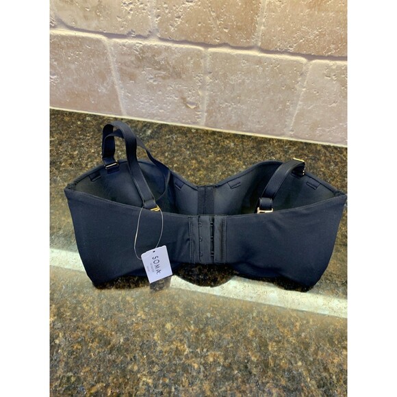 Soma Embraceable Strapless Multi-Way Bra Black 34 DDD NWT - Picture 3 of 7